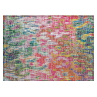 Piper Looms Chantille Abstract ACN2129 Pink Machine Washable Area Rug Scatter Main Image