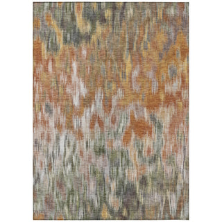 Piper Looms Chantille Abstract ACN2129 Terracotta Machine Washable Area Rug main image