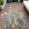 Piper Looms Chantille Abstract ACN2129 Terracotta Machine Washable Area Rug Runner Outdoor Lifestyle Image Feature