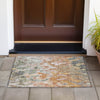 Piper Looms Chantille Abstract ACN2129 Terracotta Machine Washable Area Rug Scatter Outdoor Lifestyle Image Feature