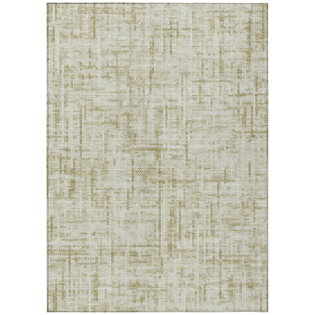 Piper Looms Chantille Stripes ACN2130 Beige Machine Washable Area Rug main image