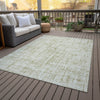 Piper Looms Chantille Stripes ACN2130 Beige Machine Washable Area Rug Outdoor Lifestyle Image Feature