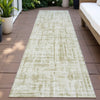Piper Looms Chantille Stripes ACN2130 Beige Machine Washable Area Rug Runner Outdoor Lifestyle Image Feature