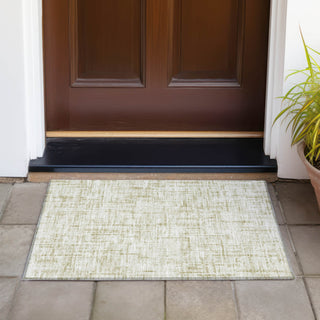 Piper Looms Chantille Stripes ACN2130 Beige Machine Washable Area Rug Scatter Outdoor Lifestyle Image Feature