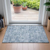 Piper Looms Chantille Stripes ACN2130 Blue Machine Washable Area Rug Scatter Lifestyle Image Feature