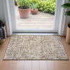 Piper Looms Chantille Stripes ACN2130 Brown Machine Washable Area Rug Scatter Lifestyle Image Feature