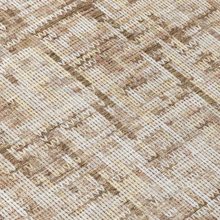 Piper Looms Chantille Stripes ACN2130 Brown Machine Washable Area Rug Swatch Image