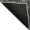 Piper Looms Chantille Stripes ACN2130 Charcoal Machine Washable Area Rug Backing Image