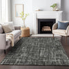 Piper Looms Chantille Stripes ACN2130 Charcoal Machine Washable Area Rug Lifestyle Image Feature