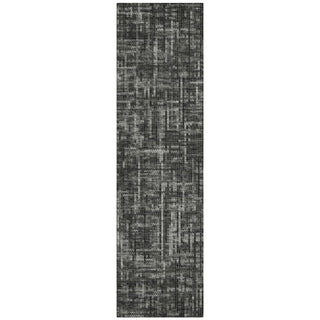 Piper Looms Chantille Stripes ACN2130 Charcoal Machine Washable Area Rug Runner Main Image