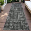 Piper Looms Chantille Stripes ACN2130 Charcoal Machine Washable Area Rug Runner Outdoor Lifestyle Image Feature