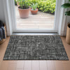 Piper Looms Chantille Stripes ACN2130 Charcoal Machine Washable Area Rug Scatter Lifestyle Image Feature