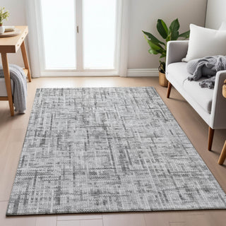 Piper Looms Chantille Stripes ACN2130 Gray Machine Washable Area Rug Lifestyle Image Feature