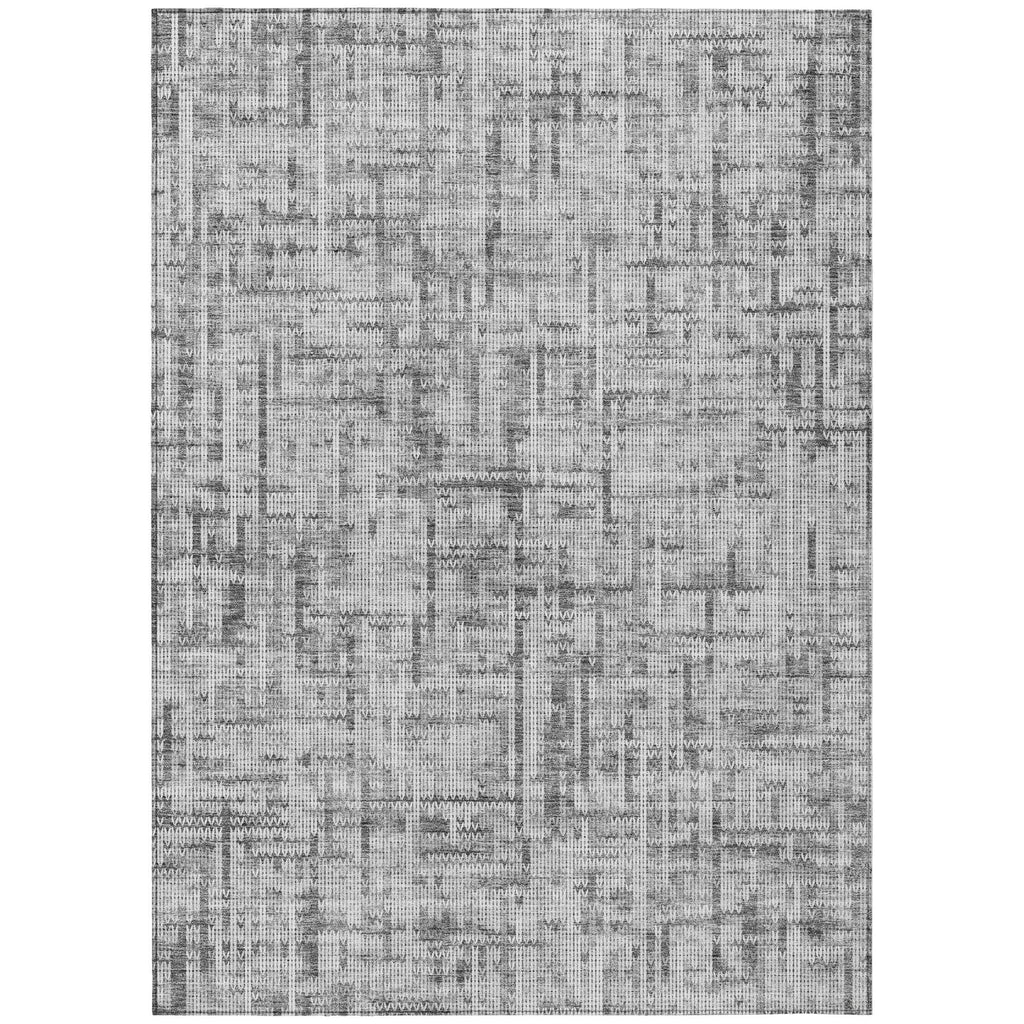 Piper Looms Chantille Stripes ACN2130 Gray Machine Washable Area Rug main image