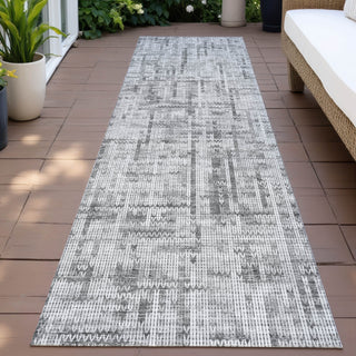 Piper Looms Chantille Stripes ACN2130 Gray Machine Washable Area Rug Runner Outdoor Lifestyle Image Feature