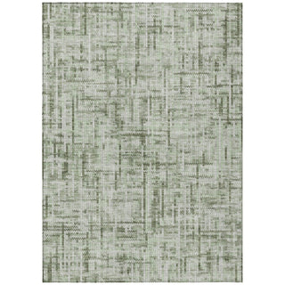 Piper Looms Chantille Stripes ACN2130 Green Machine Washable Area Rug main image
