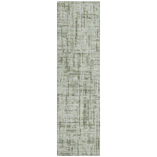Piper Looms Chantille Stripes ACN2130 Green Machine Washable Area Rug Runner Main Image
