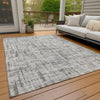 Piper Looms Chantille Stripes ACN2130 Taupe Machine Washable Area Rug Outdoor Lifestyle Image Feature