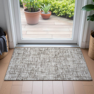 Piper Looms Chantille Stripes ACN2130 Taupe Machine Washable Area Rug Scatter Lifestyle Image Feature