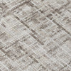 Piper Looms Chantille Stripes ACN2130 Taupe Machine Washable Area Rug Swatch Image