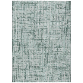 Piper Looms Chantille Stripes ACN2130 Teal Machine Washable Area Rug main image