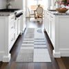 Piper Looms Chantille Geometric ACN2131 Blue Machine Washable Area Rug Runner Lifestyle Image Feature