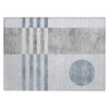 Piper Looms Chantille Geometric ACN2131 Blue Machine Washable Area Rug Scatter Main Image