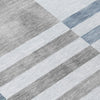 Piper Looms Chantille Geometric ACN2131 Blue Machine Washable Area Rug Swatch Image
