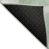 Piper Looms Chantille Geometric ACN2131 Green Machine Washable Area Rug Backing Image