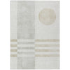 Piper Looms Chantille Geometric ACN2131 Linen Machine Washable Area Rug main image