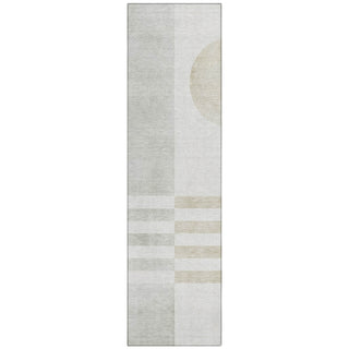 Piper Looms Chantille Geometric ACN2131 Linen Machine Washable Area Rug Runner Main Image
