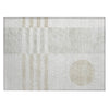 Piper Looms Chantille Geometric ACN2131 Linen Machine Washable Area Rug Scatter Main Image