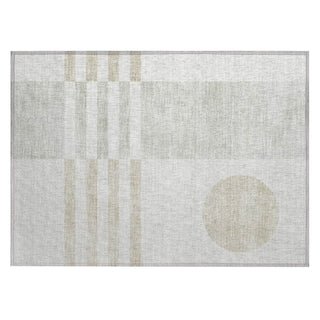 Piper Looms Chantille Geometric ACN2131 Linen Machine Washable Area Rug Scatter Main Image