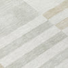 Piper Looms Chantille Geometric ACN2131 Linen Machine Washable Area Rug Swatch Image