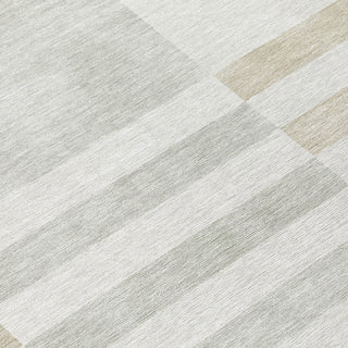 Piper Looms Chantille Geometric ACN2131 Linen Machine Washable Area Rug Swatch Image