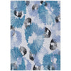 Piper Looms Chantille Floral ACN2132 Blue Machine Washable Area Rug main image