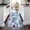 Piper Looms Chantille Floral ACN2132 Blue Machine Washable Area Rug Runner Lifestyle Image Feature
