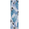 Piper Looms Chantille Floral ACN2132 Blue Machine Washable Area Rug Runner Main Image