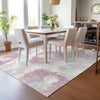 Piper Looms Chantille Floral ACN2132 Blush Machine Washable Area Rug Lifestyle Image Feature