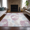 Piper Looms Chantille Floral ACN2132 Blush Machine Washable Area Rug Lifestyle Image Feature