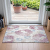 Piper Looms Chantille Floral ACN2132 Blush Machine Washable Area Rug Scatter Lifestyle Image Feature
