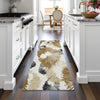 Piper Looms Chantille Floral ACN2132 Chocolate Machine Washable Area Rug Runner Lifestyle Image Feature