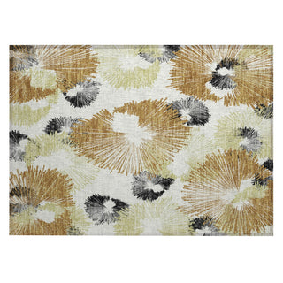 Piper Looms Chantille Floral ACN2132 Copper Machine Washable Area Rug Scatter Main Image
