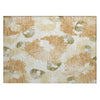 Piper Looms Chantille Floral ACN2132 Coral Machine Washable Area Rug Scatter Main Image