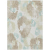 Piper Looms Chantille Floral ACN2132 Mocha Machine Washable Area Rug main image