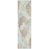 Piper Looms Chantille Floral ACN2132 Mocha Machine Washable Area Rug Runner Main Image