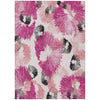 Piper Looms Chantille Floral ACN2132 Pink Machine Washable Area Rug main image