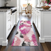 Piper Looms Chantille Floral ACN2132 Pink Machine Washable Area Rug Runner Lifestyle Image Feature