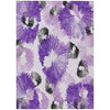 Piper Looms Chantille Floral ACN2132 Purple Machine Washable Area Rug main image