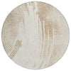 Piper Looms Chantille Swirls ACN2133 Brown Machine Washable Area Rug Round Main Image